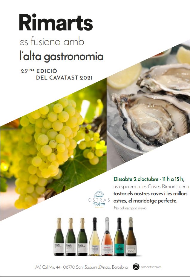 Aquest dissabte 2 d'octubre tenim una cita!