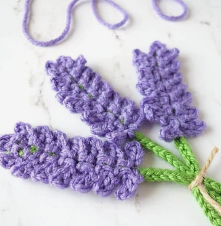ButtonsandBow12's tweet photo. Knitting and crocheting can be so delicate. 
How sweet are these little lavender flowers stems?

#ButtonsandBows #love #lavender #flower #spring #summer https://t.co/Nka8o1wXLZ