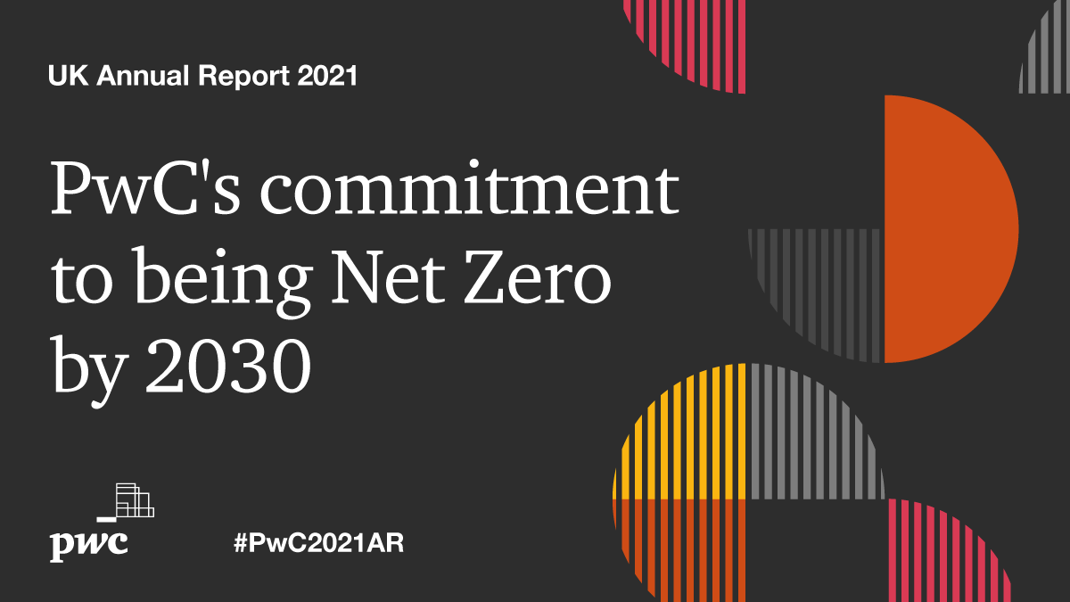 domdelre's tweet photo. #ClimateChange continues to be a top priority for many, and @PwC_UK is committed to being #NetZero by 2030. Find out more here: https://t.co/3r3jLh2NWP #PwC2021AR https://t.co/45j52V9yaH