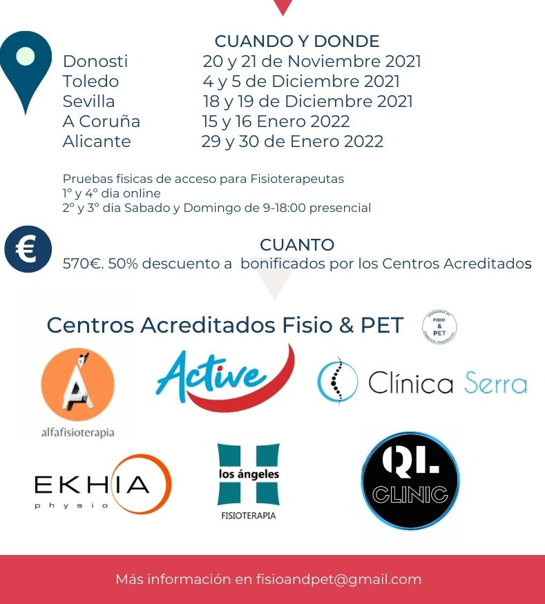FisioPET3's tweet photo. Elige el Norte, Centro, Sur o Este de España para capacitarte con nosotros en Valoracion con la app y diseño del programa de 8x8 de @aicuesta para @FisioPET3 
#Programas_vs_Sesiones
#Implanta Fisio &amp; PET en tu centro
#Alíate con un centro acreditado para desarrollar Fisio &amp; PET https://t.co/UjRL0qs5ED