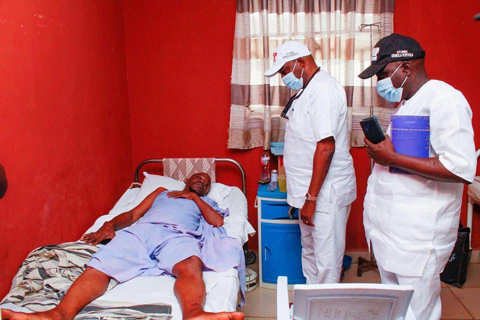 APoopola's tweet photo. I was at Tayo Alabi Police Cottage Hospital,Okesa, visited the man who was involved in accident and sustained a serious private part injury.
@ekitistategov 
#ODEP https://t.co/W13kKsYKVV