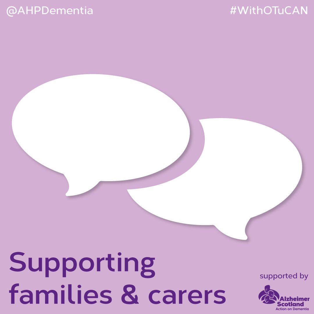 AHPDementia (@ahpdementia) on Twitter photo Carers: it’s important to maintain the independence of the person you care for. Allow more time for the completion of activities and keep instructions simple #OccupationalTherapy #dementia <a href="/alzscot/">Alzheimer Scotland</a> <a href="/elaineahpmh/">Prof Elaine Hunter</a> <a href="/brainhealthscot/">Brain Health Scotland</a> Carers: it’s important to maintain the independence of the person you care for. Allow more time for the completion of activities and keep instructions simple #OccupationalTherapy #dementia <a href="/alzscot/">Alzheimer Scotland</a> <a href="/elaineahpmh/">Prof Elaine Hunter</a> <a href="/brainhealthscot/">Brain Health Scotland</a>