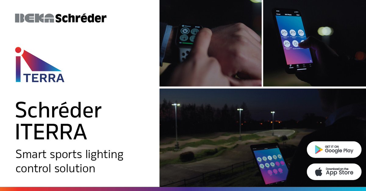BEKASchreder's tweet photo. A mobile App based system, Schréder #ITERRA is very easy to operate. It comes with a visual interface that users can quickly personalise to the layout and settings of their #lighting installation.
👉Find out more: https://t.co/RGHnyPs9kK #innovation https://t.co/MKBi5fUhkQ
