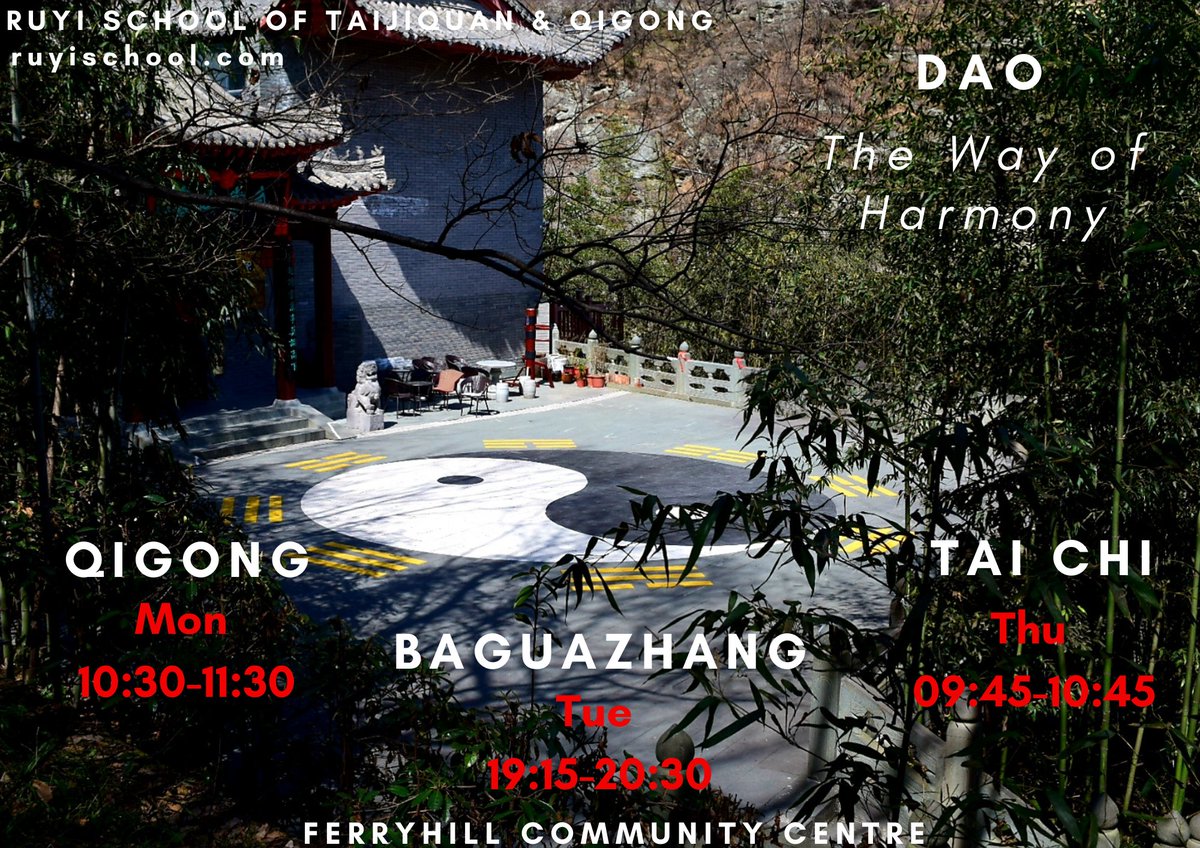 First class of the new block of Qigong classes starts this Monday morning at 10:30...

You are very welcome to attend!

☯️ ❤ 🙏

#qigong #mediation #chikung #movement #internalwork #Wudangfiveanimals #yinyang 
#community #Ferryhillcommunitycentre #Aberdeen