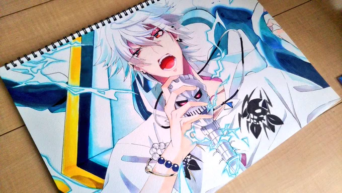 6ヶ月眠らせた左馬刻様…やっと描き終わりました… 
