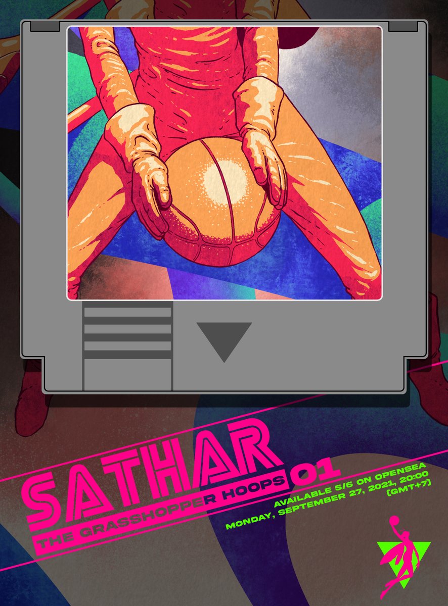 Sathar: You die, i die. Play some hoops..
Me: Yea, I'll play tonight.
🦗🏀🦗

will drop 5/6 on <a href="/opensea/">OpenSea</a> , tonight
Monday, Sept 27, 2021, 20.00 (GMT+7)
#sathar #nft #NFTs #NFTCommunity
