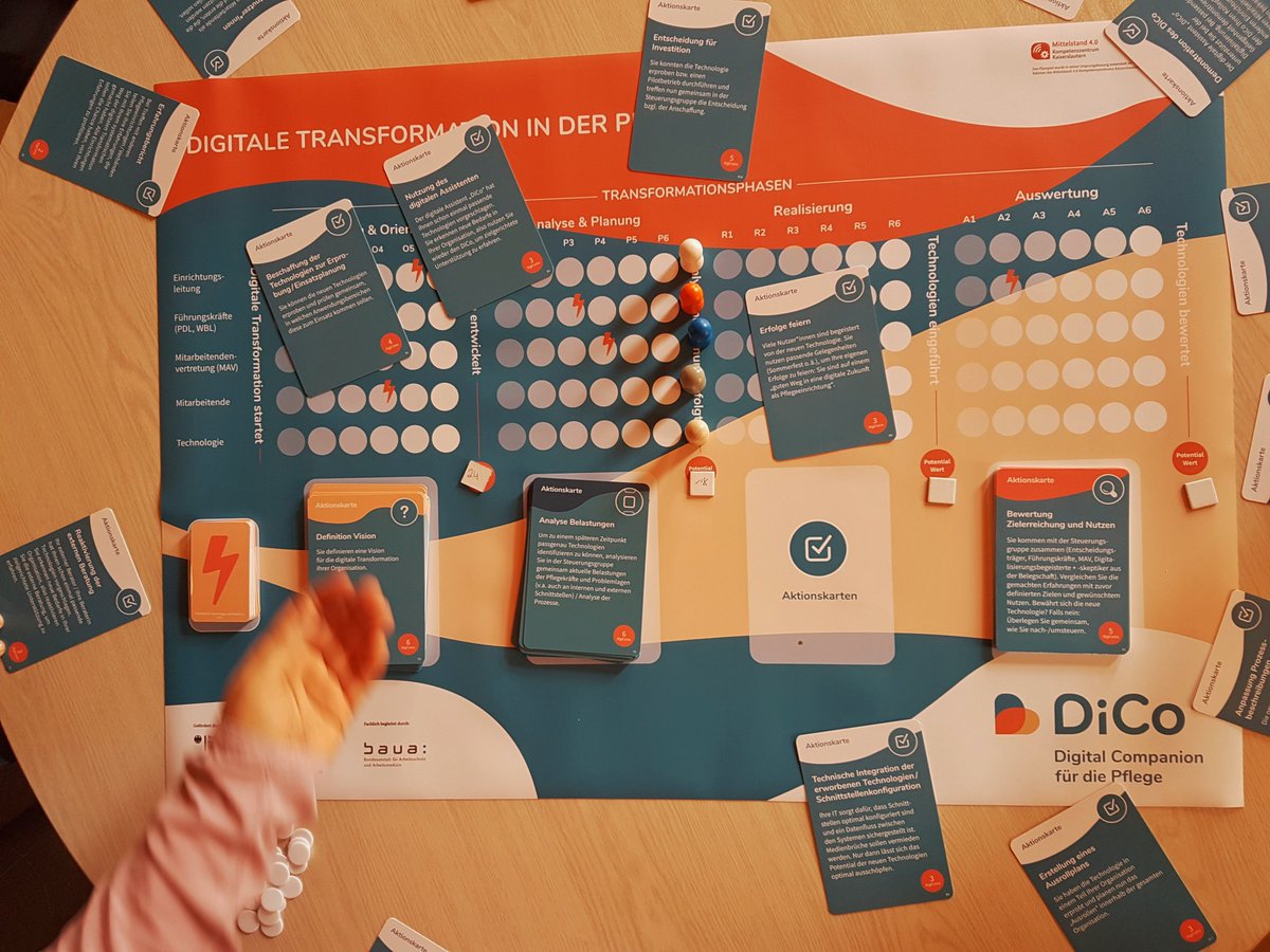 Institut für Technologie und Arbeit e.V. (@institut_ita) on Twitter photo Das #PlanspielDigitalisierung wurde ursprünglich für Industriekontexte entwickelte, in #DiCo aber auf die Pflege angepasst. Dort kommt es gut an: Von der Geschäftsführung bis zu Auszubildenden wird diskutiert und um Punkte gekämpft! <a href="/Caritas_Speyer/">Caritas Speyer</a> <a href="/ZTM_KG/">ZTM</a> <a href="/ddn_netzwerk/">Das Demographie Netzwerk e.V. (ddn)</a> <a href="/INQAde/">Initiative Neue Qualität der Arbeit</a> Das #PlanspielDigitalisierung wurde ursprünglich für Industriekontexte entwickelte, in #DiCo aber auf die Pflege angepasst. Dort kommt es gut an: Von der Geschäftsführung bis zu Auszubildenden wird diskutiert und um Punkte gekämpft! <a href="/Caritas_Speyer/">Caritas Speyer</a> <a href="/ZTM_KG/">ZTM</a> <a href="/ddn_netzwerk/">Das Demographie Netzwerk e.V. (ddn)</a> <a href="/INQAde/">Initiative Neue Qualität der Arbeit</a>