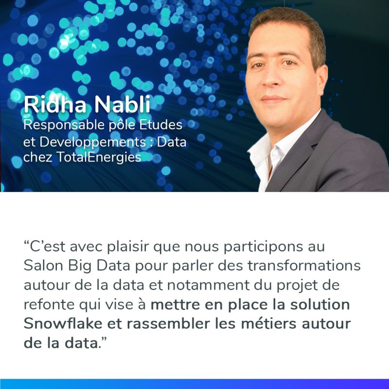 Rendez-vous le 28 Septembre au Salon <a href="/bigdataparis/">BIG DATA & AI PARIS</a>  PARIS avec TotalEnergies pour parler de la démocratisation de l'accès à la data à travers l'ensemble des métiers. 👇 #IA #BigData #AI #Data