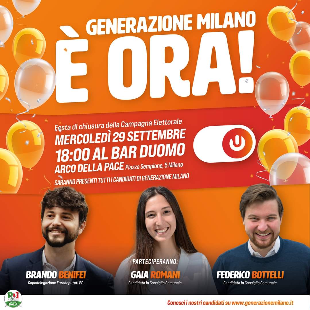 notGDMilano's tweet photo. Ecco l'evento conclusivo di #GenerazioneMilano, il movimento che da mesi lavora con oltre 500 giovani per #Milano2021.
Ci saranno @gaia_romani e @FedeBottelli per il Comune e altrə 20 ragazzə, candidatə nei Municipi.
@brandobenifei ospite d'eccezione.
Prenotazione obbligatoria. https://t.co/ypfH5esqEU