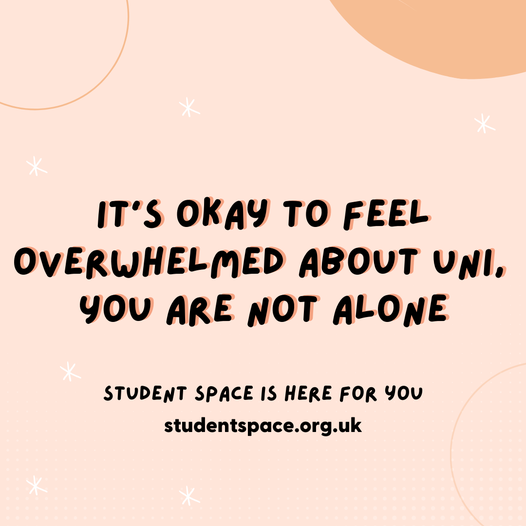 marjonuni's tweet photo. Starting at university is exciting, but it can also be a bit scary❤ 
Whatever is causing you concern, @StudentMindsOrg is here to listen. Whether it’s your mental health, concerns about studying, or social anxieties, #StudentSpace can support you: 
https://t.co/wuL8OgqyVo https://t.co/YKJ5ZsmQzt