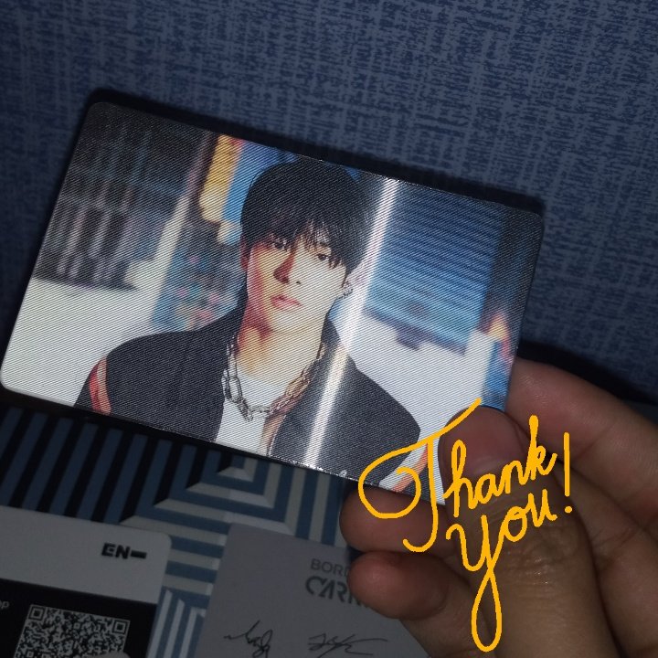 geonuuwu's tweet photo. hello @bangwoolsmerch giveaway ~
B:C Down version sealed came home aaaAaa. I am so grateful that I was chosen as one of your winners + I am super happy with my pulls and the poster :> More power to your shop! Fighting! Thank you so much~ https://t.co/lpeI34Rhsa
