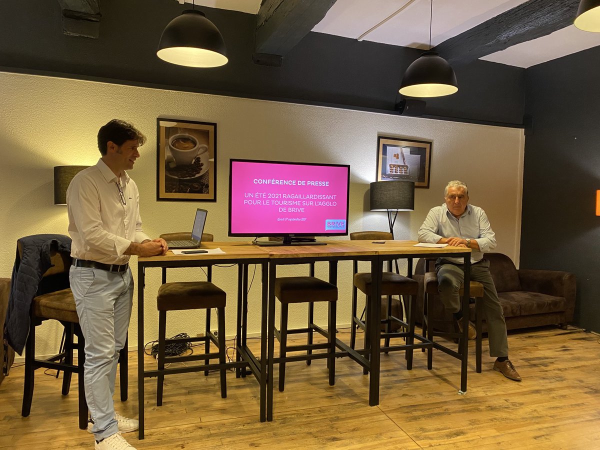 Conférence de presse de Brive Tourisme .. bilan d’un été ragaillardissant ! 💪<a href="/france3/">フランスさん</a> ⁦<a href="/villedebrive/">Ville de Brive</a>⁩ ⁦<a href="/CentreFrance/">Groupe Centre France</a>⁩ ⁦<a href="/lamontagne_fr/">La Montagne</a>⁩ #tousgaillards