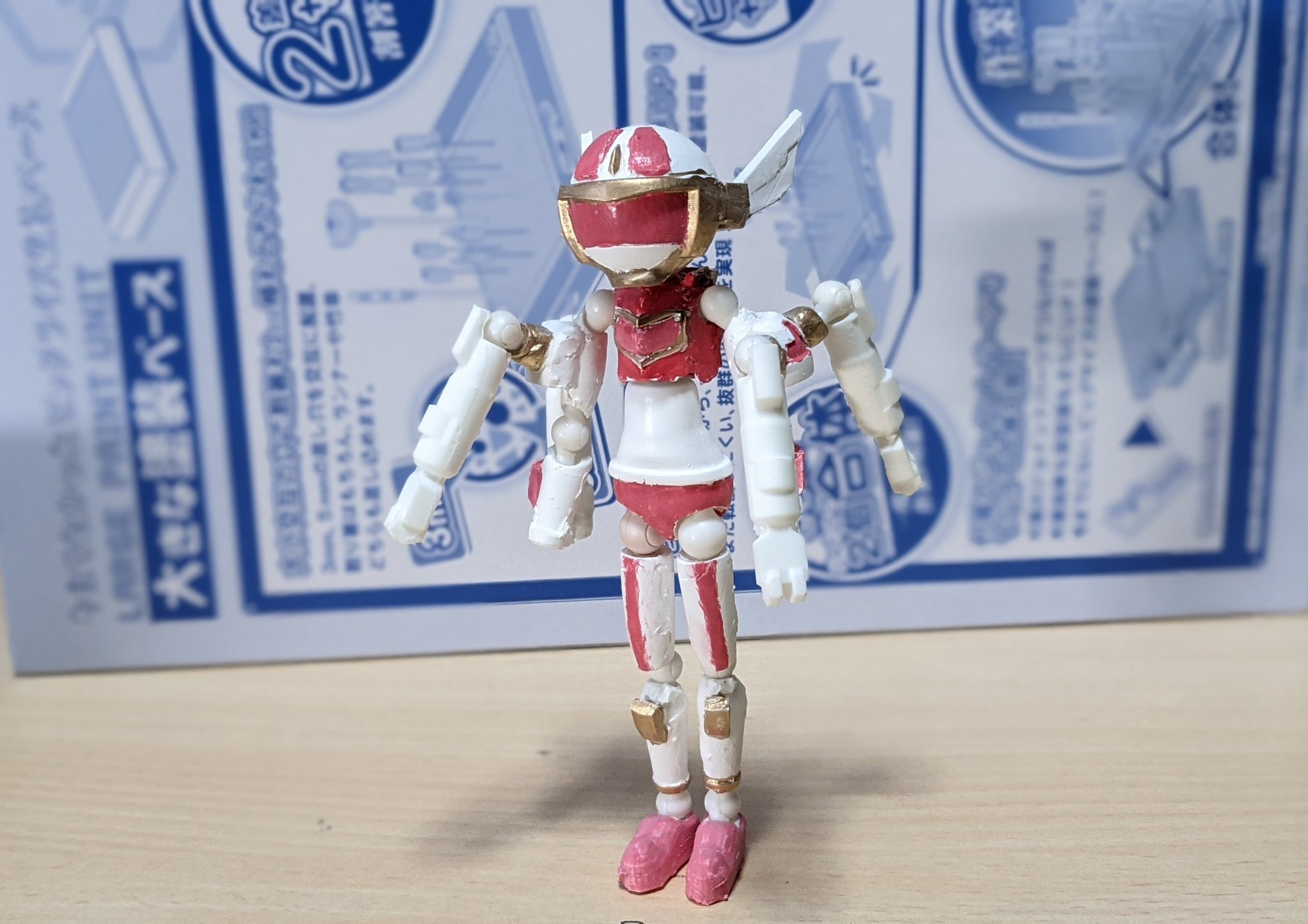 ジオdtバゾン フィギュア制作進捗22 塗装したパーツを仮組み まだ手首と両肩のパーツの塗装が 残ってる 造って遊ぼ 自作フィギュア フルスクラッチ オリキャラ フィギュア 可動フィギュア T Co Minokwl47h Twitter