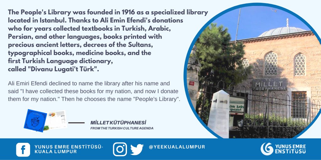 yeekualalumpur's tweet photo. Library can be a meaningful legacy for some people.
Share with us the public library of individual collections that you know! 😃
#turkishculturalagenda #yunusemreinstitute #milletkütüphanesi #peopleslibrary https://t.co/e5AbVwBJHM