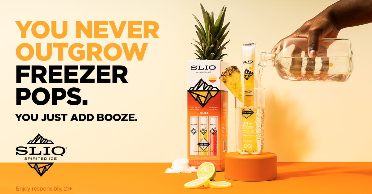 MMRetailers's tweet photo. There’s a lot to like about SLIQ Spirited Ice. But mostly, it’s the booze. Amirite? 
Learn more at https://t.co/Nj1SZewCf4 https://t.co/iXLMvoip7I