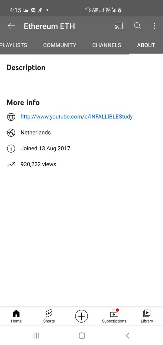 InfallibleStudy's tweet photo. My YouTube account Infallible Study has been haked today and Hacker changed my  channel name to Ethereum ETH. 
Please help me and get back my account ASAP.
Channel link: https://t.co/ZQQzWM4Jje
@YouTubeIndia @YouTube @ShivamR84397500 @ManojDey23 @shashankraj031 @ArvindAroraj https://t.co/E5sEBKXMmp