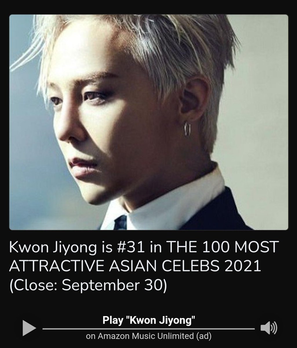Lina71115207's tweet photo. Go Vote ✅ For G-dragon you have in till September 30th and you can vote three times!!
https://t.co/J1BnjFZp9W
#bigbang #bigbanggd #kpop #vip #gdragonvip #bigbangedit #bigbangジヨン #gdragonoppa #gdragonbigbang❤️
#kpop #kpopfanaccount #bigbangtop #bigbang👑 #VoteforGD https://t.co/hdTg4Sdwsc