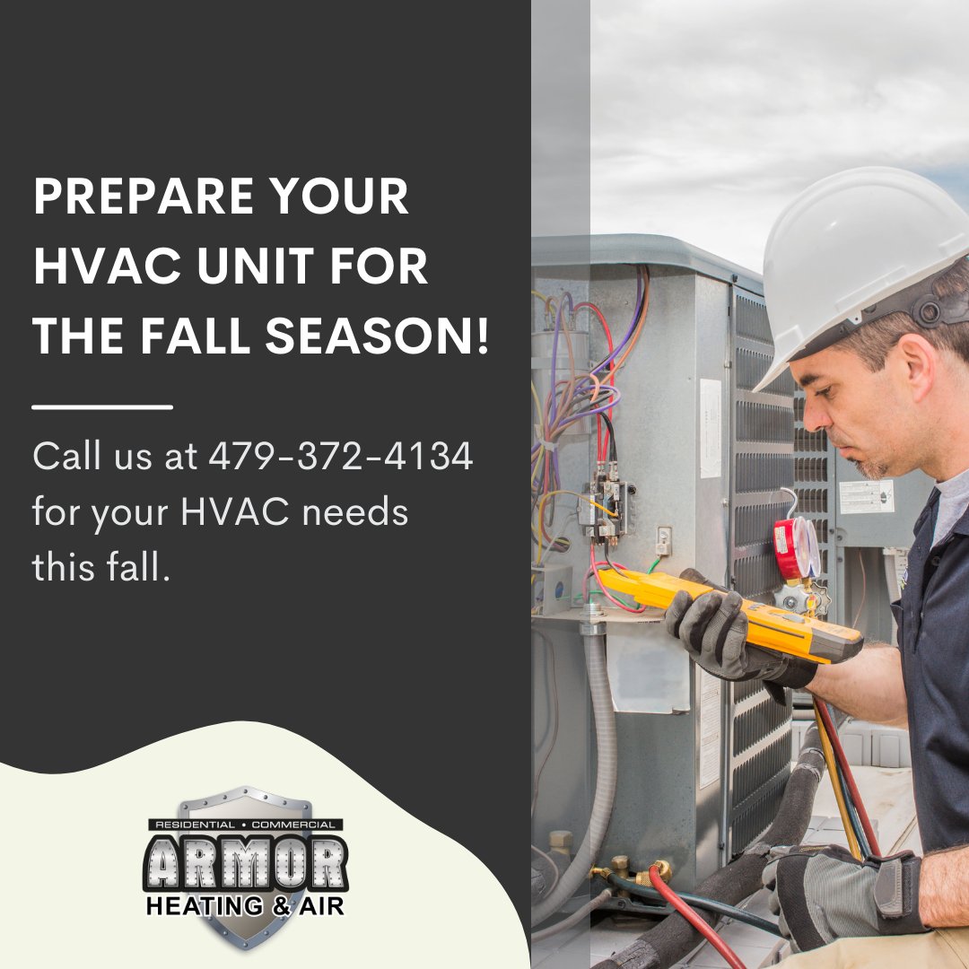 As you inch closer to fall, be sure to get your system ready for the cool weather. Our team at Armor Heating and Air will help get your HVAC system ready for the fall season and the next. Schedule an appointment now! 👇