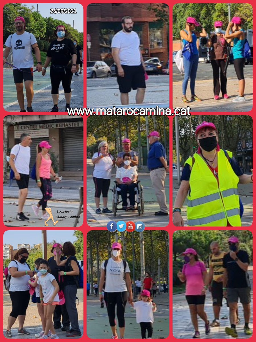 Matarocamina's tweet photo. 📷 XIV MATARÓ CAMINA PER L’ALZHEIMER 2021 🚶‍♂️🚶‍♀️ #Mataró #Maresme #catalunya #matarócamina21 #caminaalzheimer2021 #Alzheimer #caminaalzheimer21 https://t.co/fuEUNVxZdz