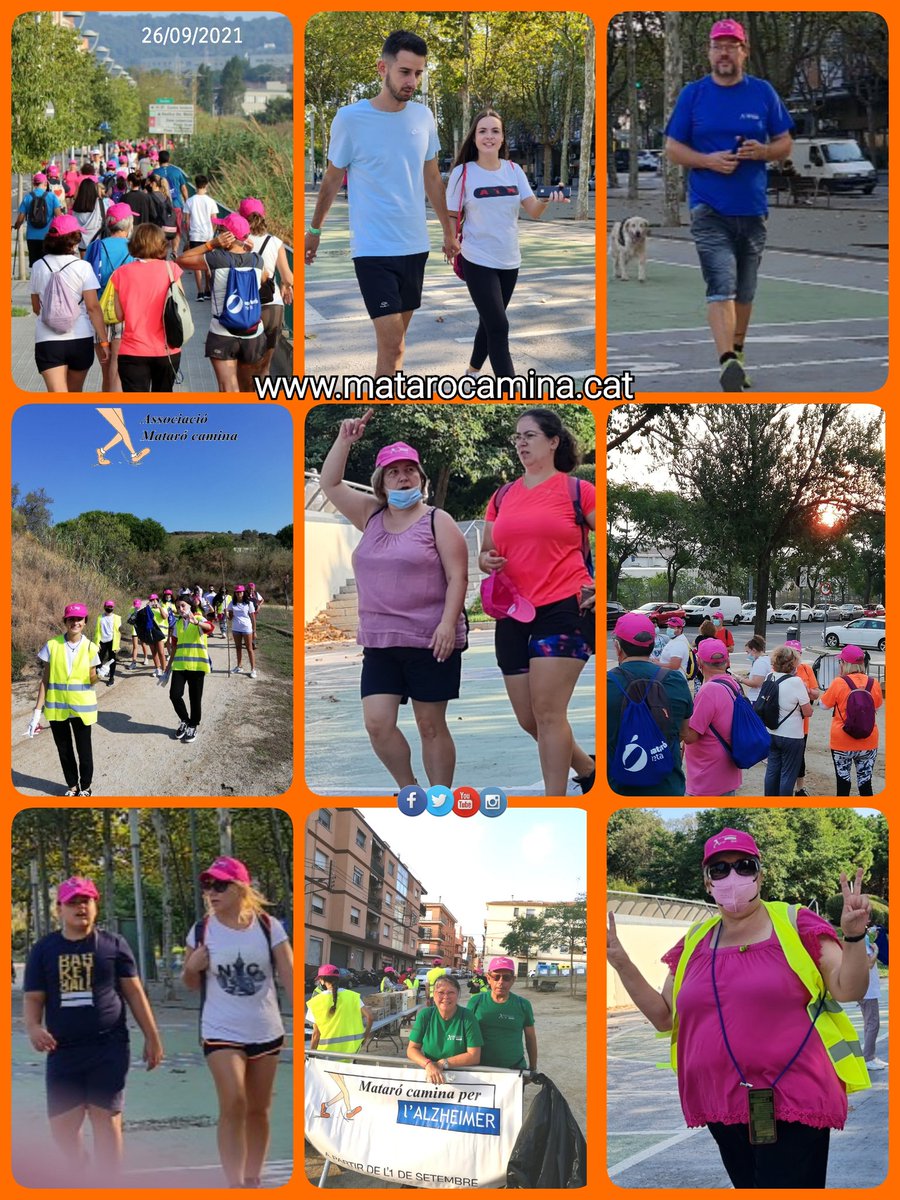 Matarocamina's tweet photo. 📷 XIV MATARÓ CAMINA PER L’ALZHEIMER 2021 🚶‍♂️🚶‍♀️ #Mataró #Maresme #catalunya #matarócamina21 #caminaalzheimer2021 #Alzheimer #caminaalzheimer21 https://t.co/fuEUNVxZdz