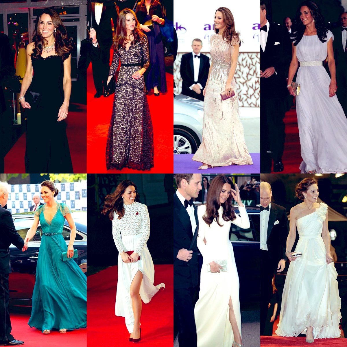 saffybritain's tweet photo. As tomorrow is the #JamesBond premiere of #NoTimeToDie and the #dukeandduchessofcambridge will be attending along with the #princeofWales and #duchessofcornwall, Iβve thrown together some of my favourite evening looks for the #DuchessofCambridge over the years. Amazing! https://t.co/iol1sDxIuR