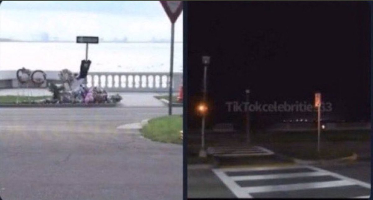 thiskareena's tweet photo. @GovRonDeSantis BEFORE/AFTER:
#CameronHerrinCase 
the authorities did not care about the safety of their citizens after numerous accidents on this boulevard and did not expect that the Cameron case would take a worldwide turn and all errors and violations would be revealed… https://t.co/C8T1mH9IOV