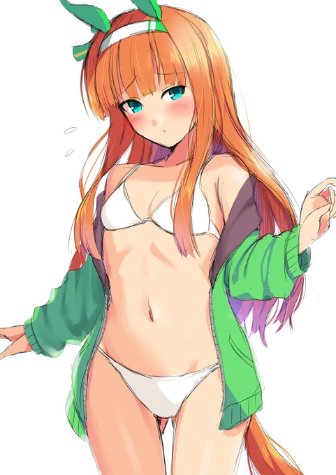 サイレンススズカ白ビキニ推進委員会です
#ウマ娘 