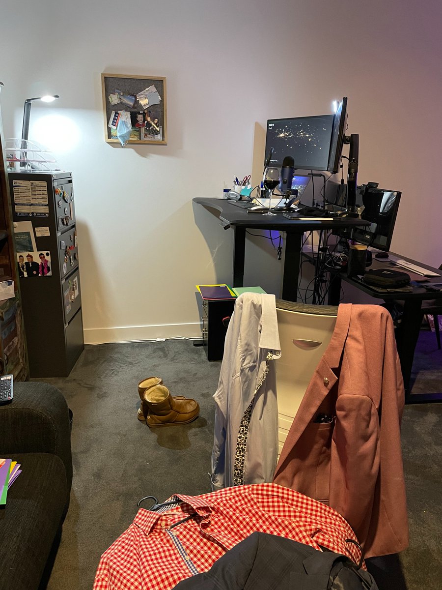Allan_Dougan's tweet photo. Knee deep in conference video recording. Arguably virtual conferences are more work than face-to-face ones. Hope you can join us. #AAMTeCON #FutureProofingMaths https://t.co/VQq4fRUIc7