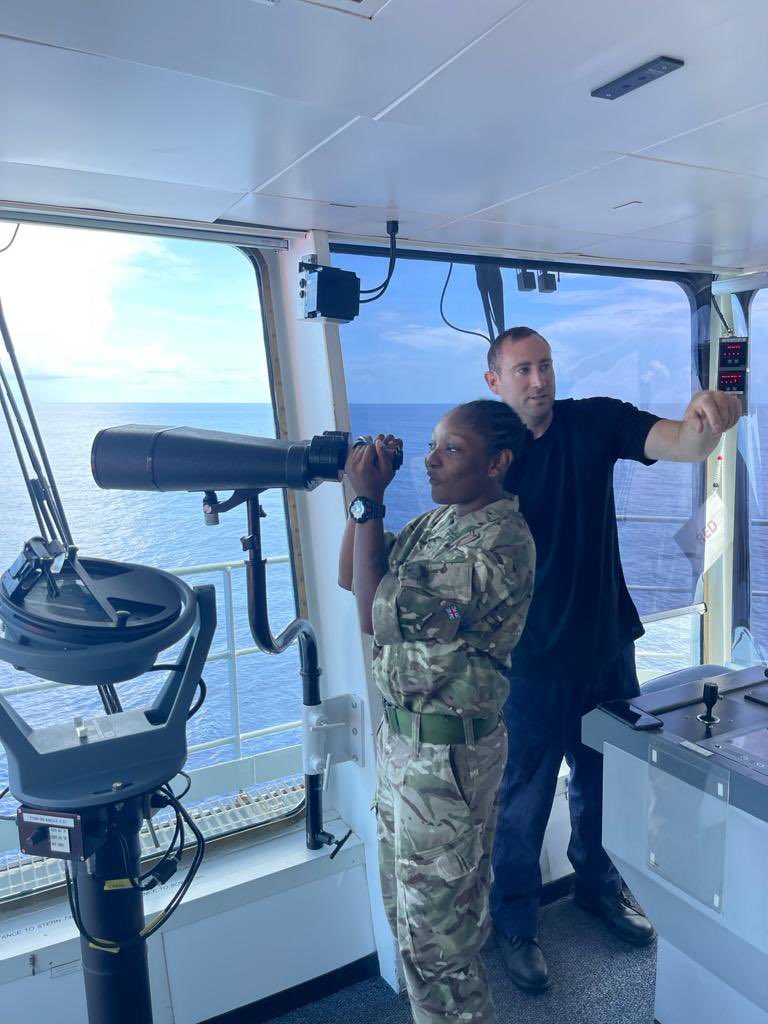 TCIRegiment's tweet photo. The TCI Regiment has board the RFA Ship as a part of the Royal Navy Task Force in the region with includes the HMS Medway as the patrol ship. 

This exercise was ran from Sept. 14-16th, 2021. 

#TCIRegiment🇹🇨
#TCIStrong💪🏾🇹🇨
#TCIProud✊🏾🇹🇨
#TCIHistory🇹🇨 https://t.co/9AgEppZigX