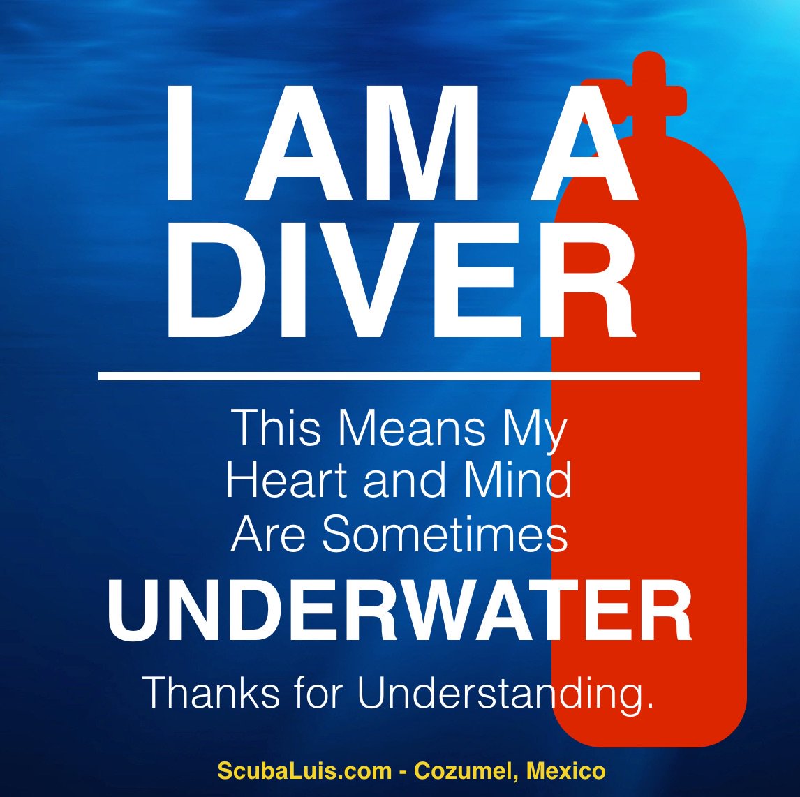 Can you relate??? 

Cozumel scuba diving at it's best!  ><(((º>  scubaluis.com 

Small groups. Fast boat. VIP service. Beginners and advanced divers get **Maximum bottom time**

#scuba #scubadiver