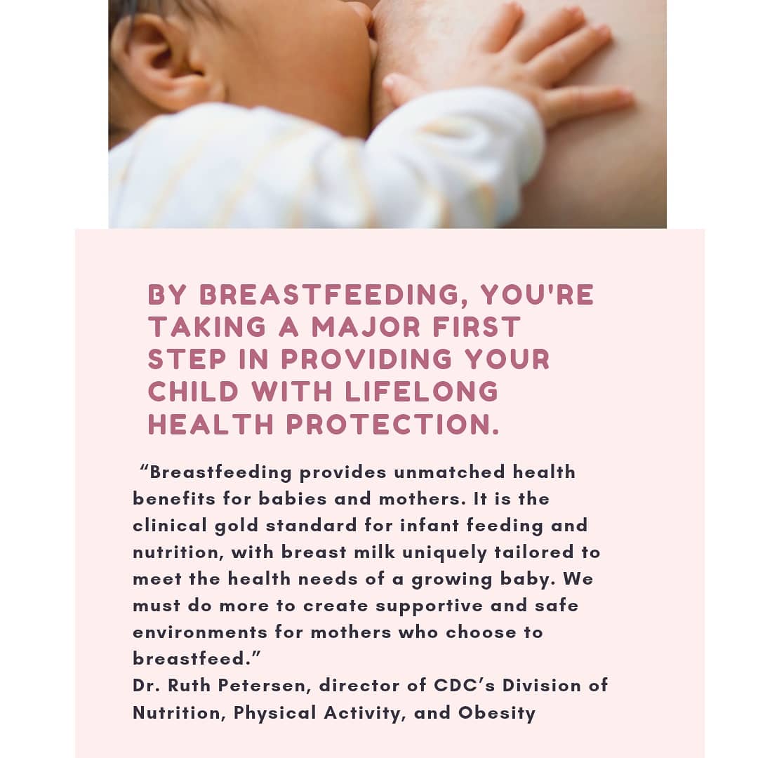 DC_BFC's tweet photo. As a soon-to-be or already breastfeeding mom, know that every day that you breastfeed your baby, you are taking steps to keep them healthy and thriving and that doing so also has protective benefits against the development of obesity. 
#DCBFC #childhoodobesity #breastfeed https://t.co/45kHsnJQ7R
