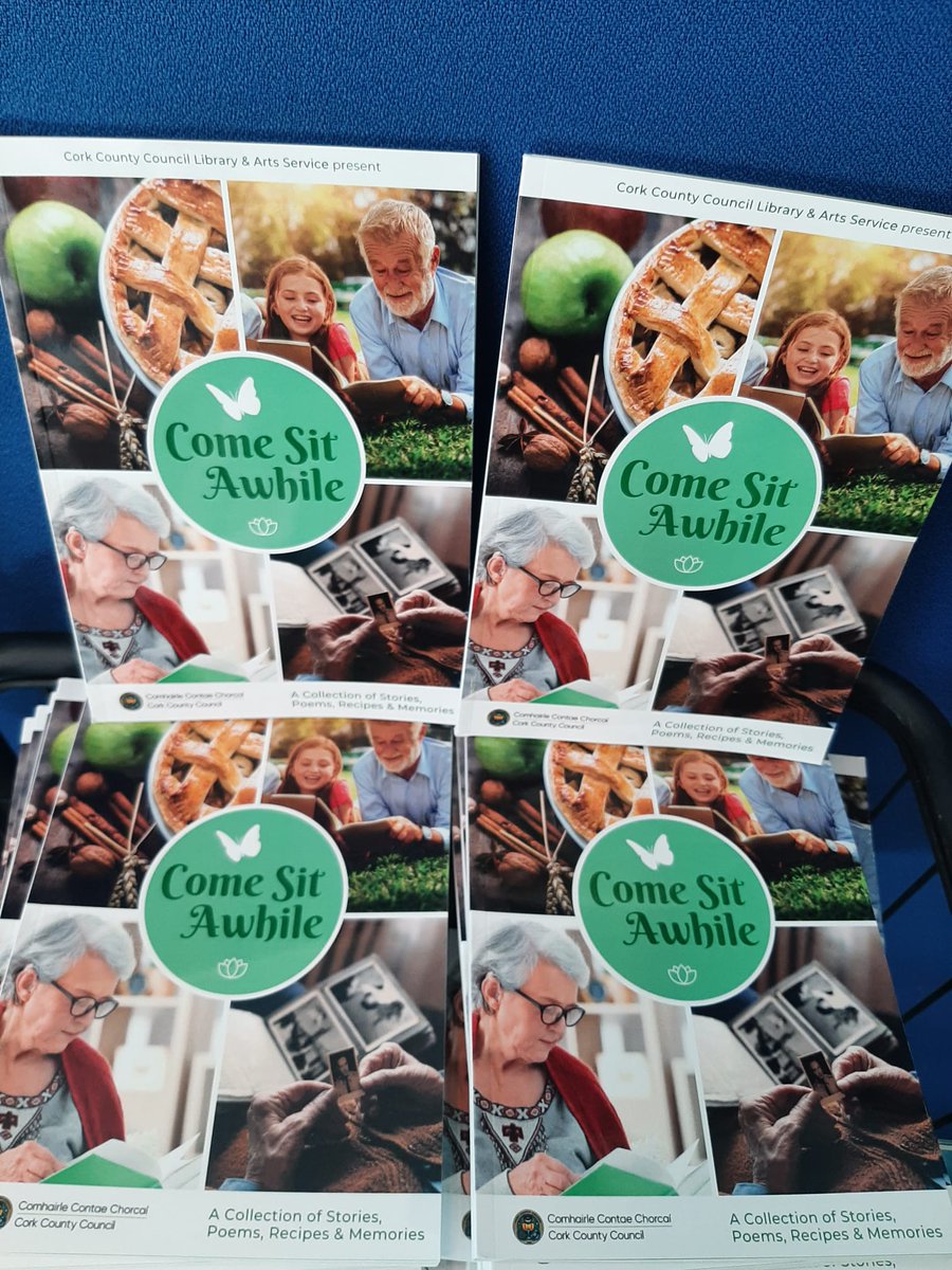 corkcolibrary's tweet photo. Hot off the presses❗
Here's a sneak peek at our dementia-friendly short reading collection.
‘Come Sit Awhile’ can be read by or to a person with #dementia 📚
Coming to a library near you very soon!⏳
#UnderstandTogether
#AgeFriendly #PositiveAgingWeek #PAW2021 #AgeFriendlyCork https://t.co/Hid8GbaCa4