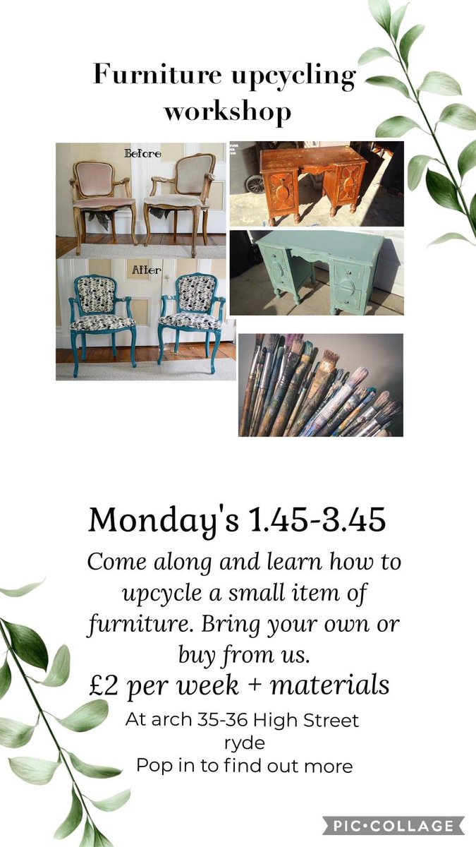 Workshop starting from the 4th October every Monday