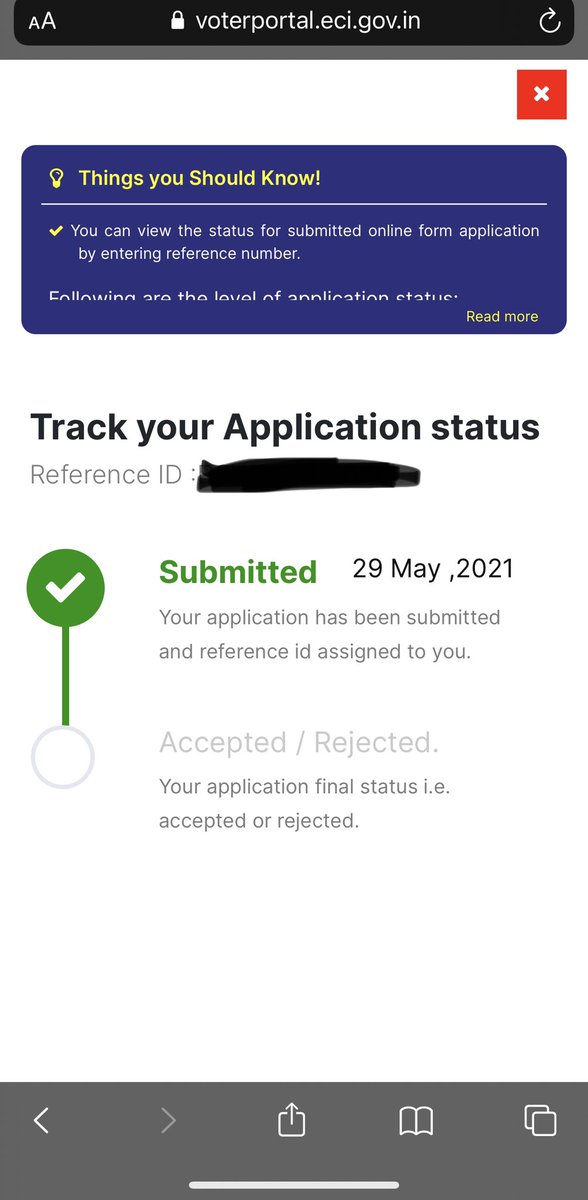 candy_lipitus's tweet photo. I had applied for the voter id card in the year 2019 and till today I haven’t received the voter id card even after numerous mails and asking for another replacement i have still not received the voter id card. @ECISVEEP attaching a screenshot of application status. Please help! https://t.co/UA6slsEF1K