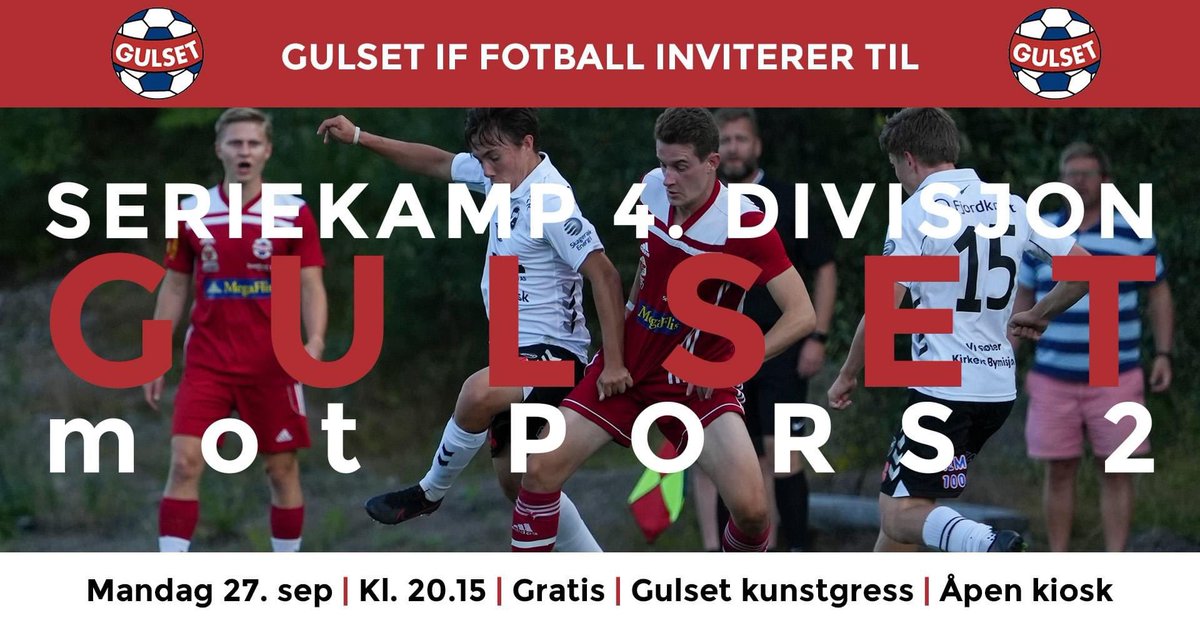 Gulsetfotball's tweet photo. Matchday 🤩 https://t.co/C7s9wl1VbB