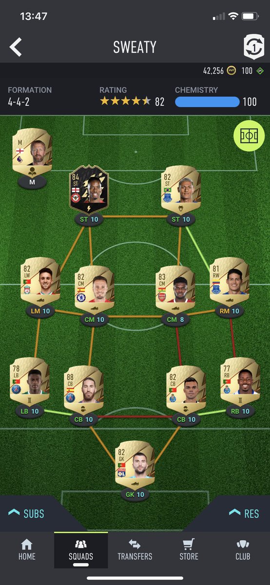 king5950's tweet photo. @DannyAaronsFUT 41212(2) in game with jota at cam https://t.co/DPgTWKNrgt