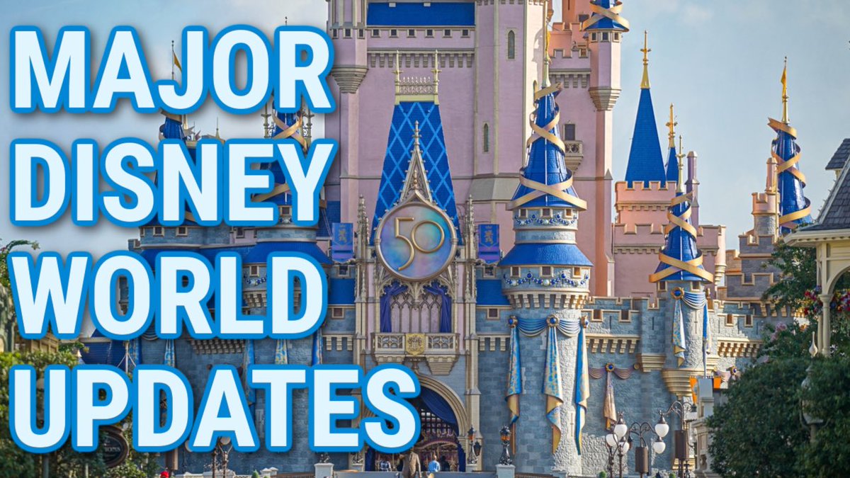 NEW VIDEO!!!! MAJOR WALT DISNEY WORLD UPDATES | Latest Changes Happening at Walt Disney World | 50th Anniversary youtu.be/aRtr9t3ZxVI