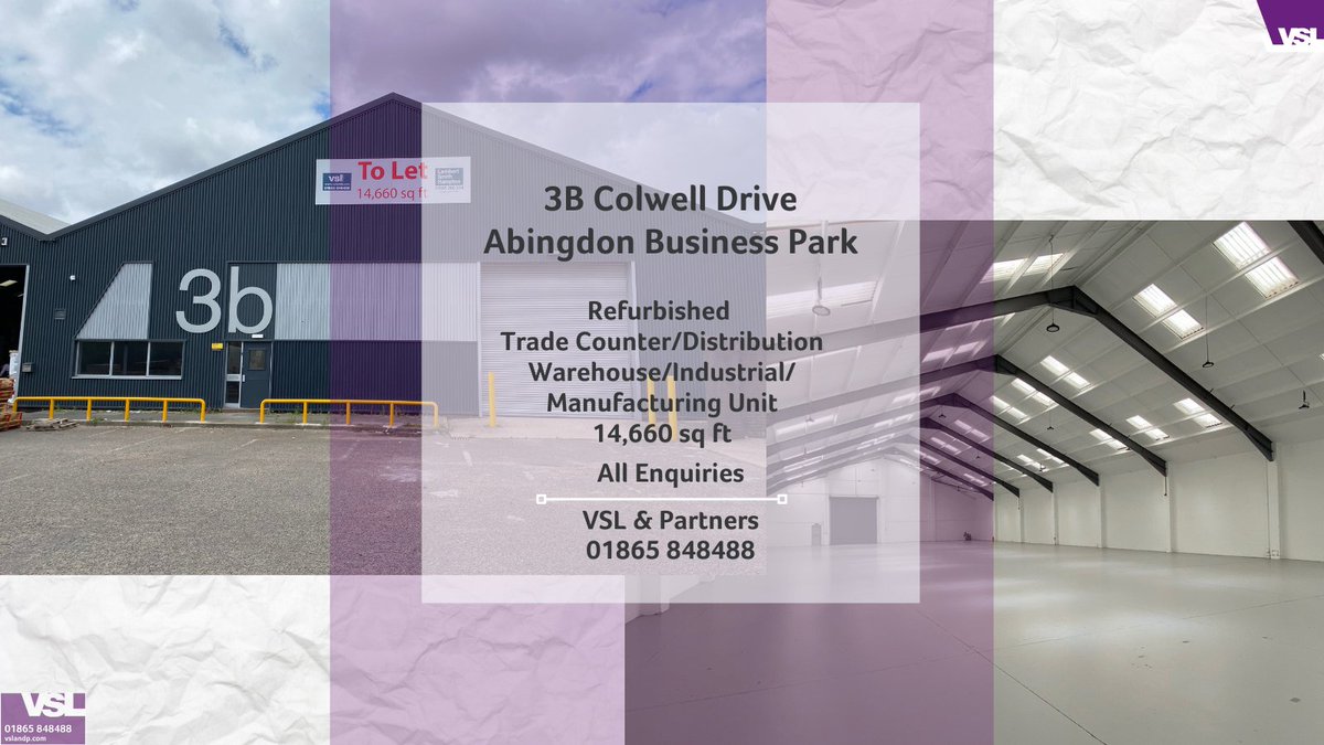 vsloxford's tweet photo. TAKE a look ➡️ https://t.co/4GzgBK2wV0 at this refurbished #tradecounter #distributionwarehouse #industrialunit #manufacturing @Abingdonbp All enquiries 01865 848488 Available for immediate occupation. https://t.co/6Qg538l1wA