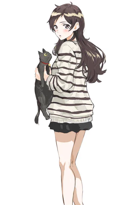 #過去作で自分が最高だと思う絵を1枚載せて5rtを目指せ 
冬服志保さんはお気に入りです 
