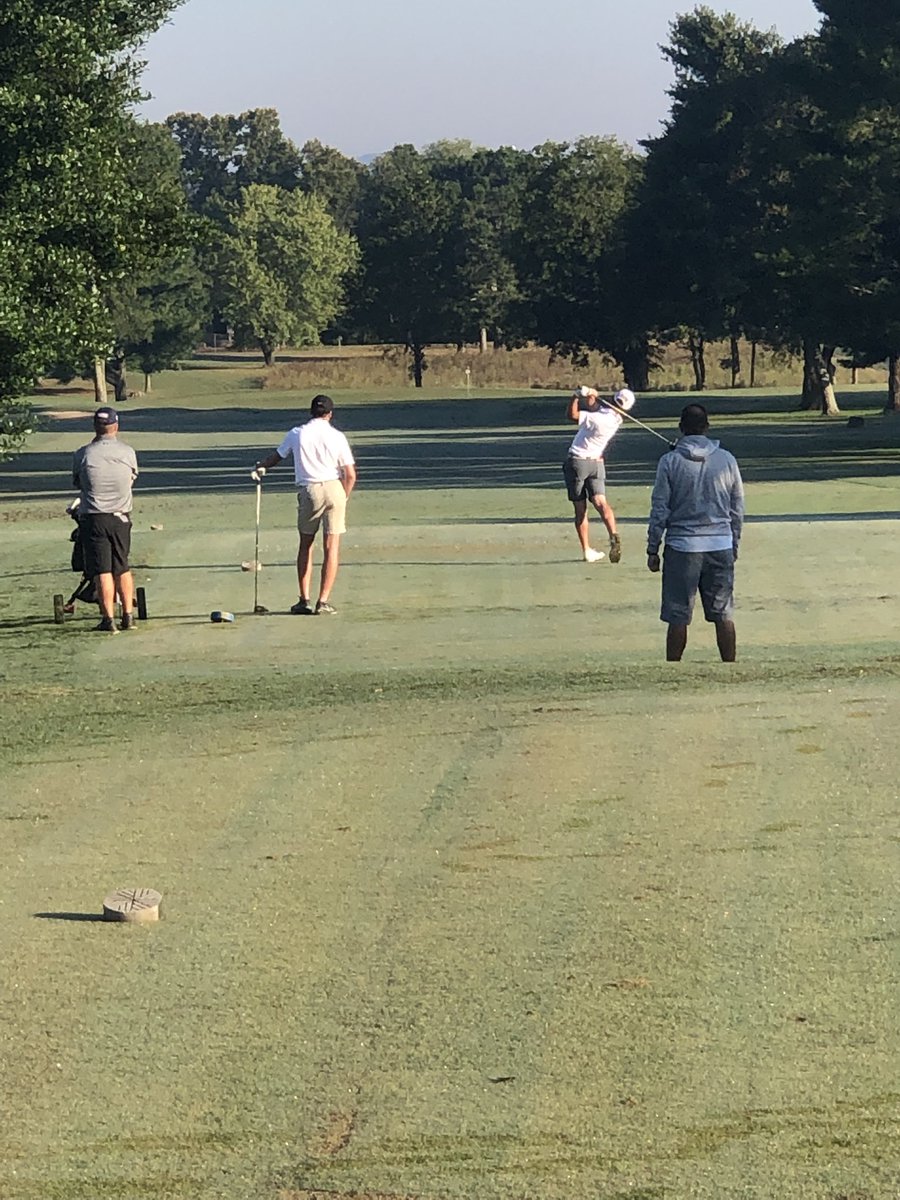 CoachABurkett's tweet photo. The TSSAA Region 5A Championship is underway! #ForrestGolf #RocketsGolf https://t.co/3p477HiUfB