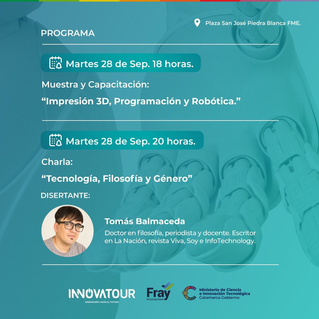 capitanintriga's tweet photo. Estoy en Catamarca para el lanzamiento de #Innovatour, un centro móvil de experiencias y capacitación en tecnología que recorrerá todos los rincones de la provincia. https://t.co/9eURiy1UYx
