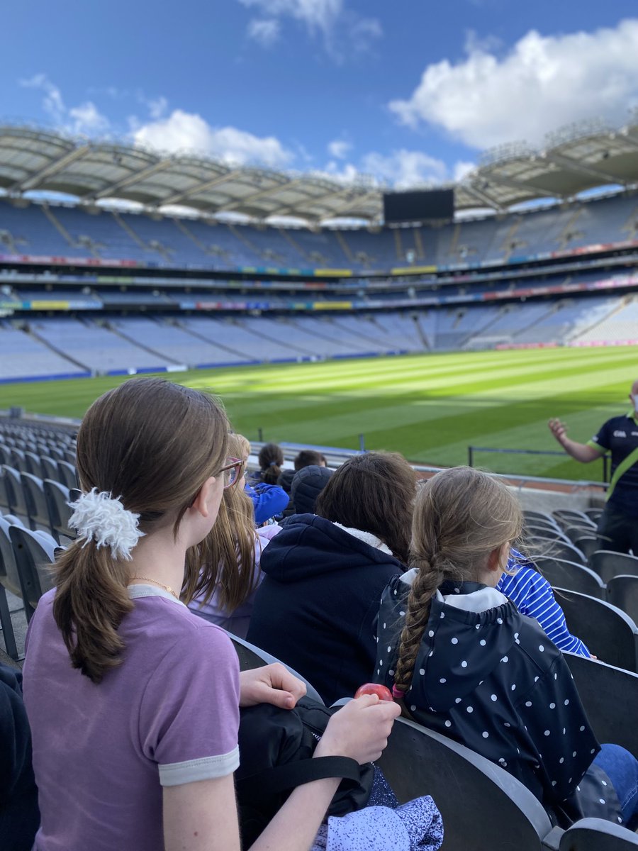 RathgarS's tweet photo. A great first school tour of the year for Form 6 @CrokePark Hopefully this will be the first of many #crokeparktour #Dublin #Ireland #parents #primaryschool #juniorschool #rathmines #rathgar #terenure #haroldscross #outdoorlearning https://t.co/s7x0pO2J8T
