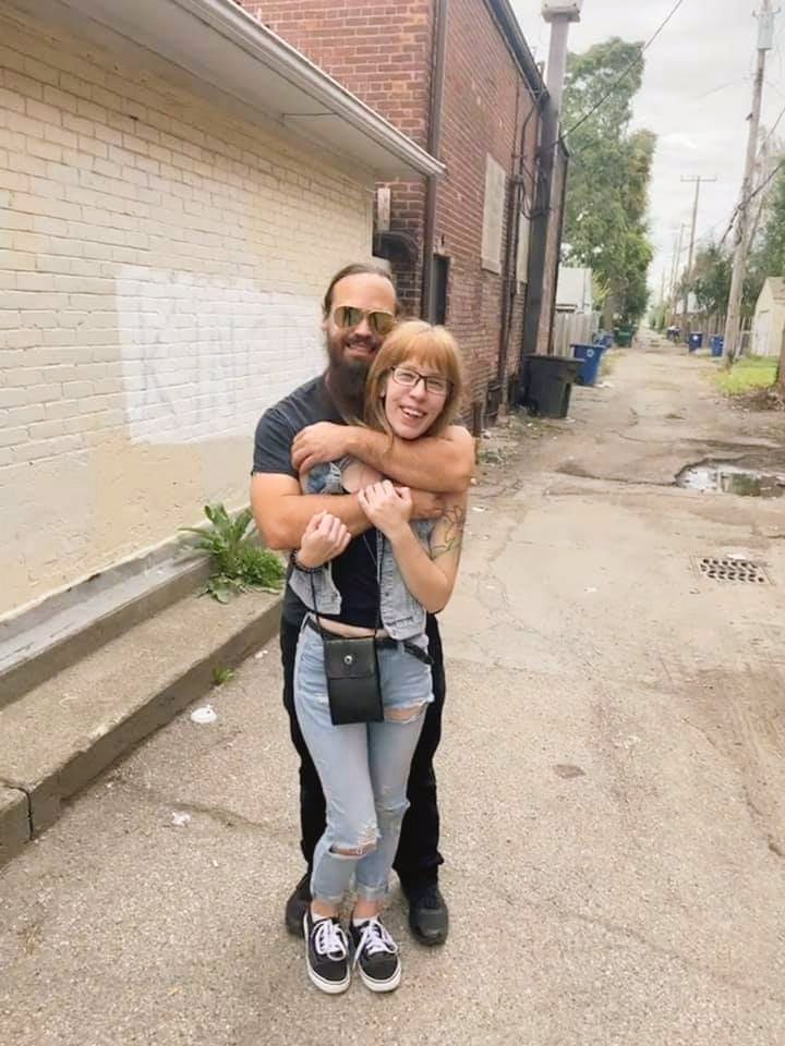Pestilent666's tweet photo. Roach with his girlfriend Caitlyn before getting spooky for Rustfest in Hamtramck. 
#rustfest #detroitmusician #detroitlive #detroitrockcity #detroitmichigan #detroitmi #detroitartist #detroitlivemusic #pestilentage #leeroach #roach #hamtramck #hamtramckmusicfestival #metal https://t.co/MJCd626pFB