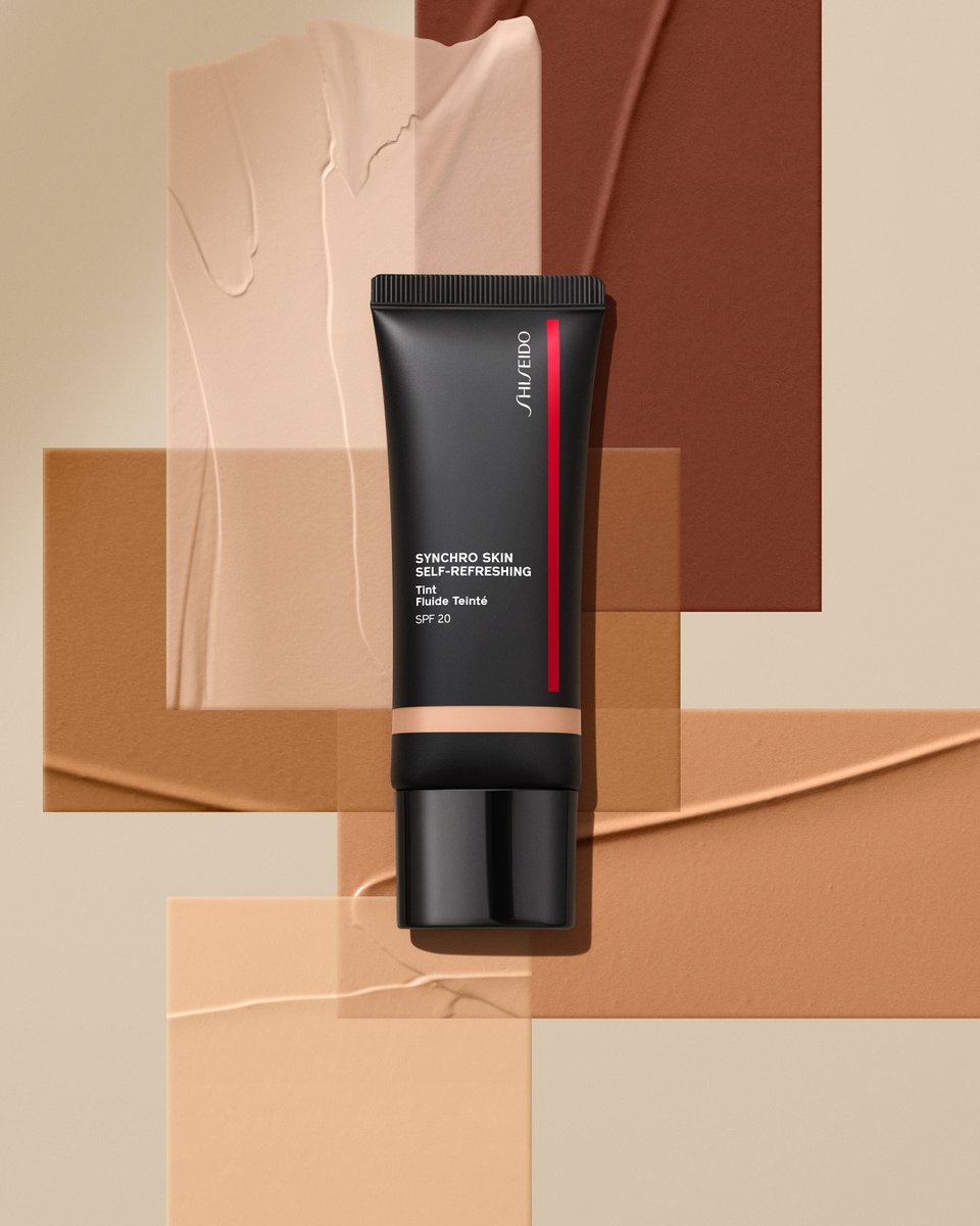 SHISEIDO_USA's tweet photo. Camouflage redness without covering up completely. Thanks to its translucent finish, SYNCHRO SKIN SELF-REFRESHING Tint evens out your complexion while leaving freckles on full display. #InSyncWithSkin #SynchroSkin #ShiseidoMakeup https://t.co/pkR9d0mDT8
