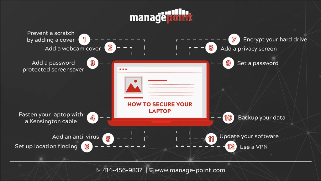 ManagepointIT's tweet image. Use these tips to secure your laptop!

Looking for more tips? 

Click here ➡️ manage-point.com/free-stuff/sec…
