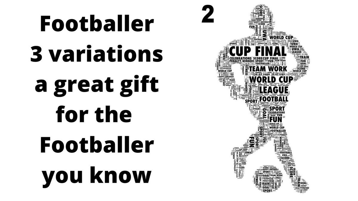 Impressive Footballer Personalised Print, great sport lovers gift. go.shr.lc/2RiUxJq  NOTHS #SmartSocial  #spdc