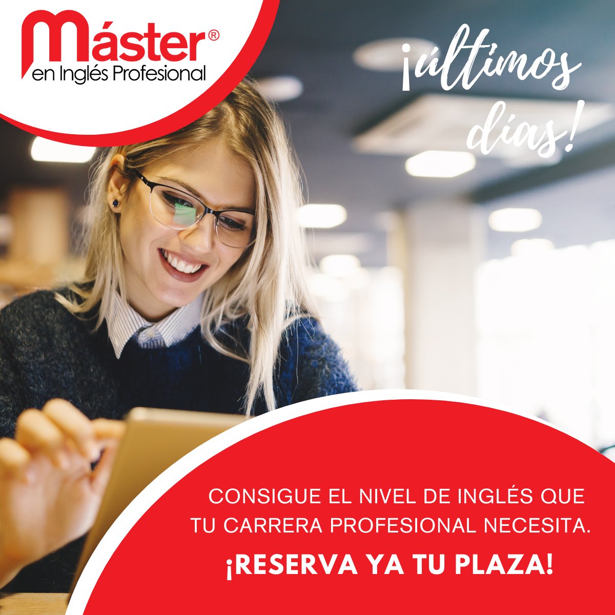 puebloingles's tweet photo. Últimos días para matricularte en nuestro Máster en Inglés Profesional! Reserva ya tu plaza aquí 👉 https://t.co/lF2yWAQhRv
#inglesprofesional #mastereningles #inglesdenegocios #professionalenglish https://t.co/voFGzrZSGQ