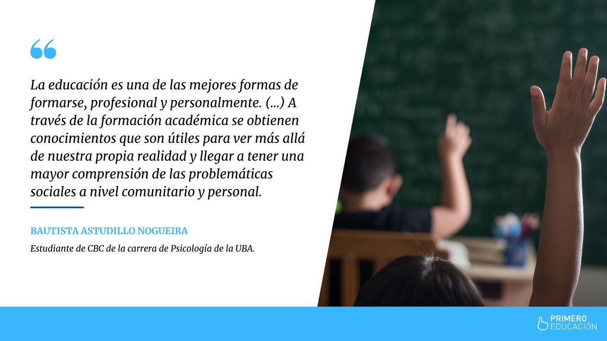 PrimeroEd's tweet photo. ¿Por qué la educación debe ser una prioridad?

¡Abrimos el micrófono a estudiantes, docentes, padres y madres de todo el país para que compartan sus miradas!

🤜🤛 Si querés homenajear a los protagonistas en el #MesdelaEducación, compartí sus voces! 🎤 #ProtagonistasdelaEducación https://t.co/XQwyTog0ge