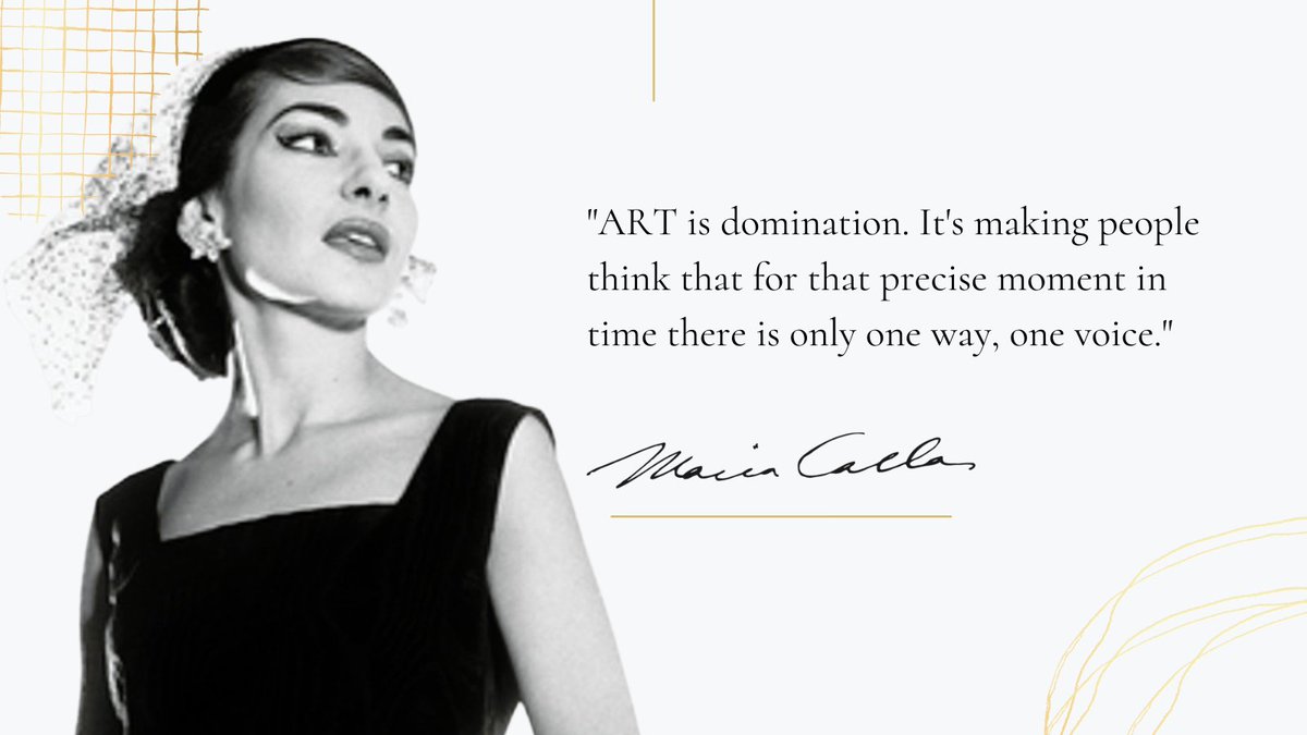 Operosa's tweet photo. Would you agree?✨

#opera #iloveopera #operaquote #quoteoftheday #mariacallas #mariacallasquote #art #quotes https://t.co/IAwolNyZCL