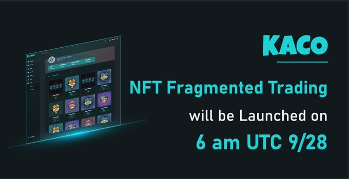 PolkadotSpace's tweet photo. 📈 @KacOFinance #NFT Fragmented Trading will be launched on September 28, at 6am UTC.

📈 #KacoFinance is a cross-chain decentralized trading platform based on Binance Smart Chain and Kusama parachain.

🔽INFO
https://t.co/xReC0zL7Gt

#PolkadotSpace https://t.co/VeuLzuAJmQ